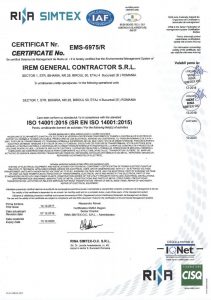 IREM General Contractor S.R.L. ISO 14001 2015_RINA exp.14.12.2020_vizat 2019 (HQ)jpg_Page1